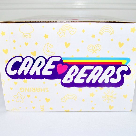 NEW (NIB) 14" Care Bears Rainbow Heart Togetherness Love All Tie Dye Plush Bear - Picture 9 of 10
